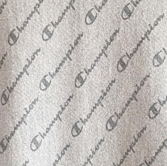 Champion Reverse Weave All Over Spell Out Crew Sweatshirt Size L - Picture 5 of 8